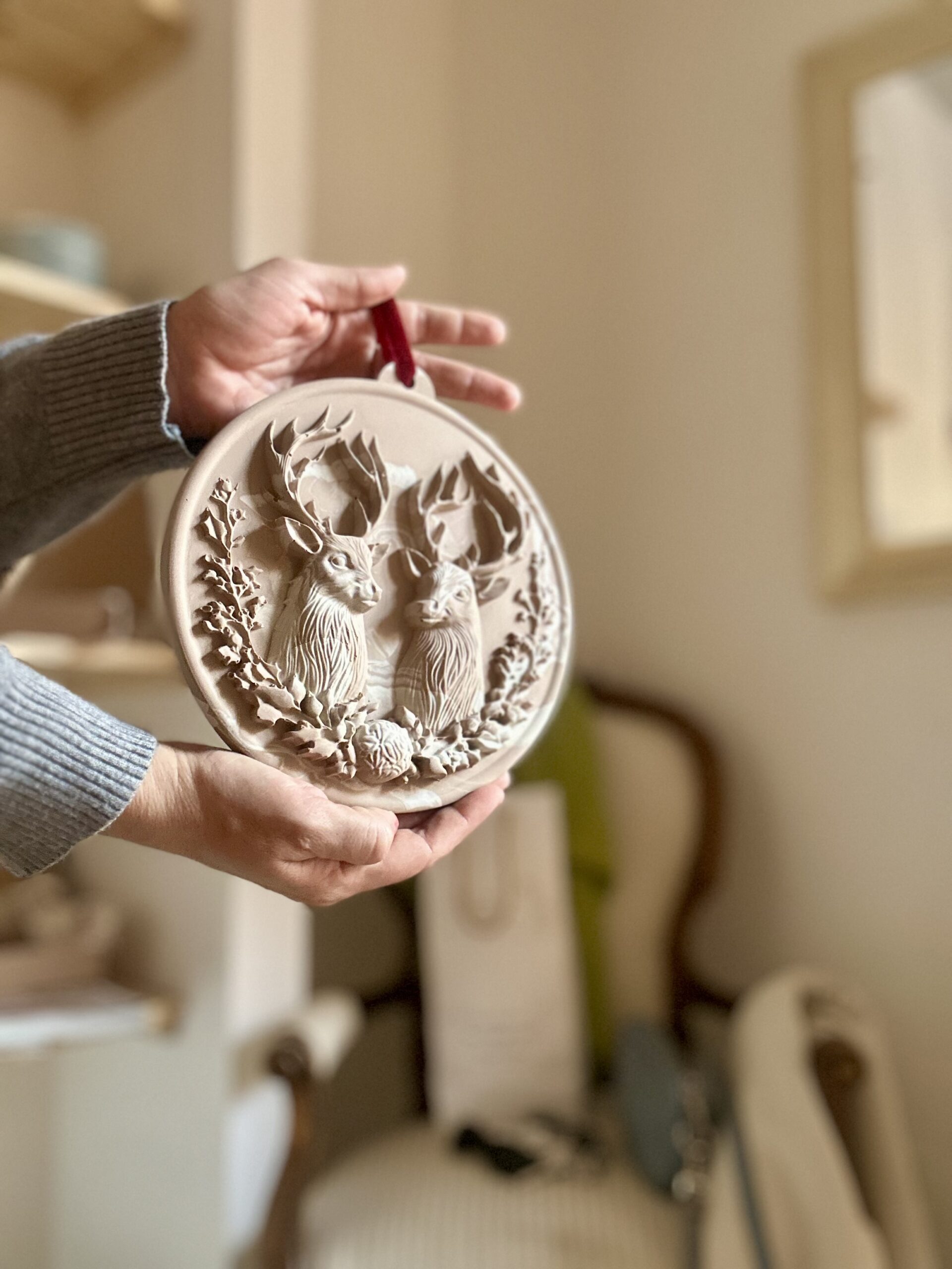 Decoro da parete Renne di Natale - immagine 3